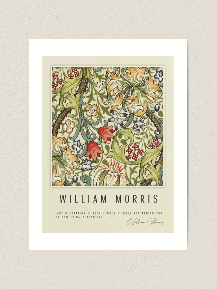 William Morris (1834-1896), The Strawberry Thief (Flower and Bird Pattern)  (1884)