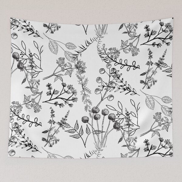 Item preview, BLACK AND WHITE, PLANT WORK, RUSTIC, PLANT LIFE,  designed and sold by R B Chrystal.