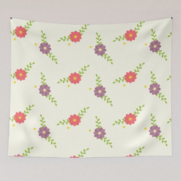Item preview, Pattern with colored summer flowers. designed and sold by KsuWonder.