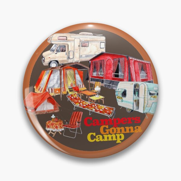 Artikelvorschau, Campers gonna Camp! entworfen und verkauft von Rebecca Reck Art.