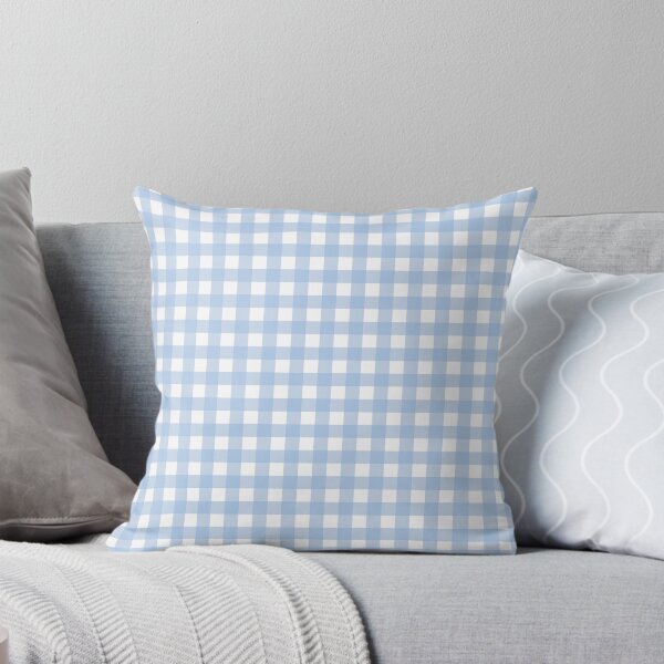 Item preview, light blue gingham patterned designed and sold by ImagineKaye.