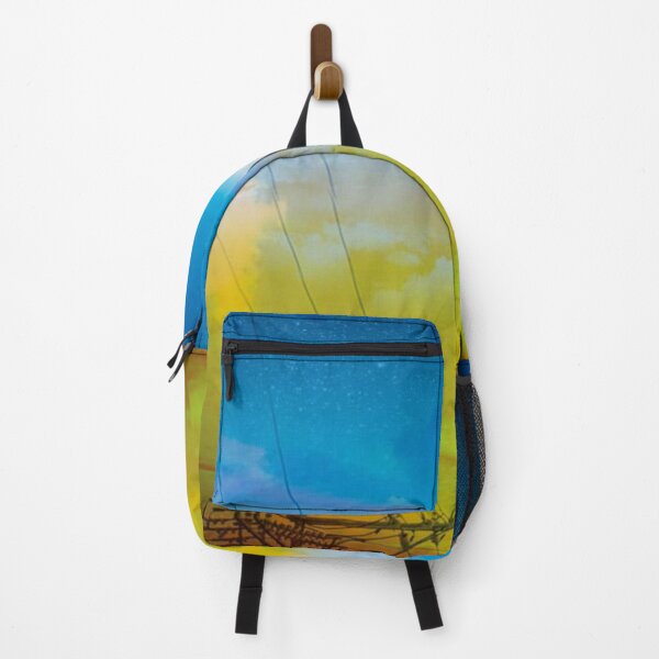 Item preview, Cloudy Sunset Sky Yellow Orange Blue Gradient Color Design Print designed and sold by Eyanosa Native Design.