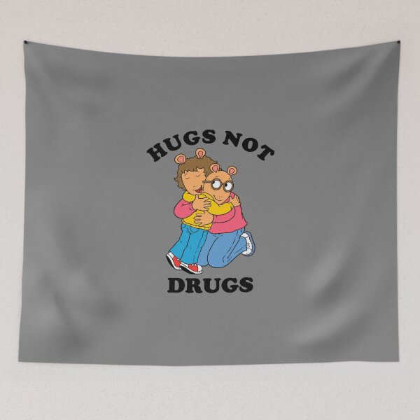 Item preview, Arthur Hugs not drugs designed and sold by Buell811XB.