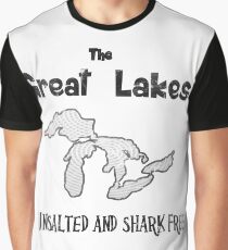 Great Lakes Unsalted and Shark Free Graphic T-Shirt