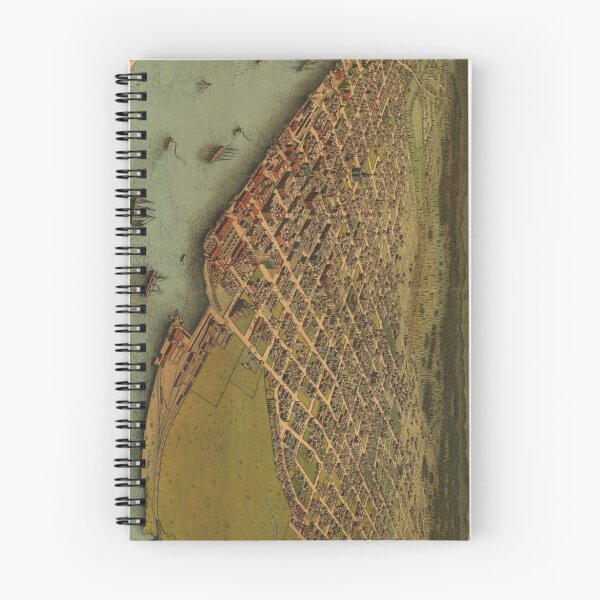 Item preview, Vintage Pictorial Map of Eureka California (1902) designed and sold by BravuraMedia.