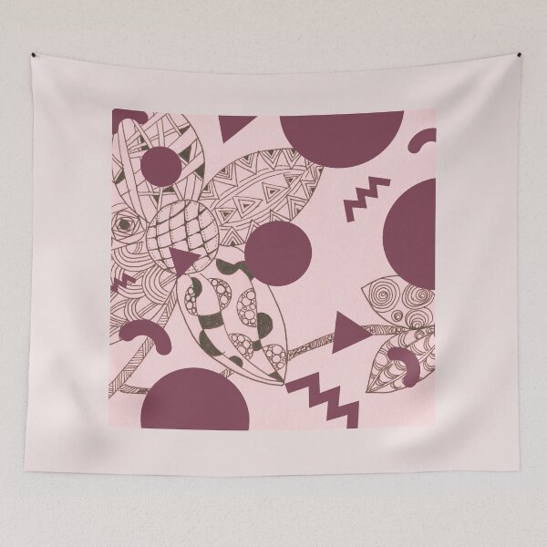 Item preview,  Pink Flower Art | abstract  designed and sold by JooArtPrints  ★★★★★.