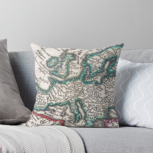 Item preview, Vintage Map of Europe (1685) designed and sold by BravuraMedia.