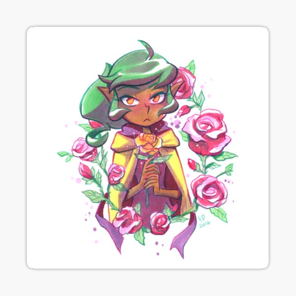 Harpy Gee, Gold Rose Sticker