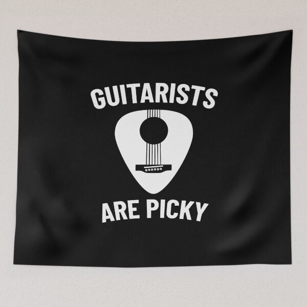 Item preview, Guitarists Are Picky Guitar Pick designed and sold by nightsworthy.