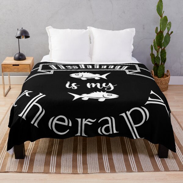 Item preview, Fishing is my therapy designed and sold by CutieBlue.