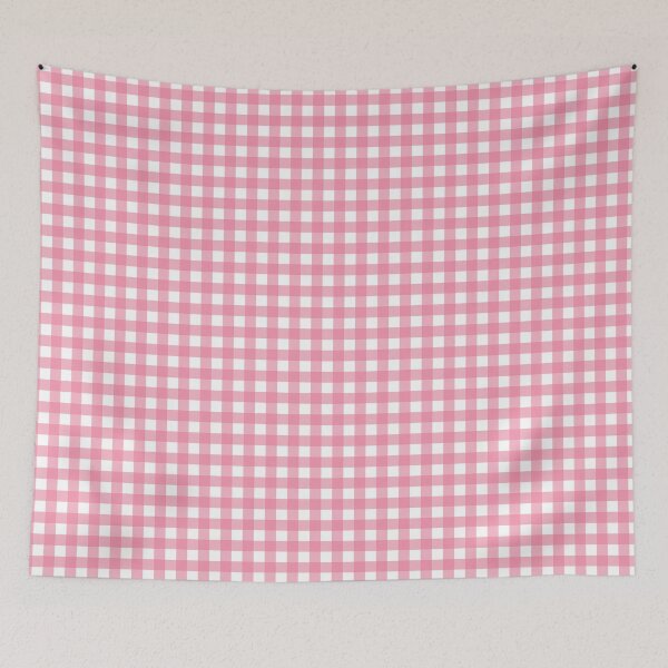 Item preview, light blush pink gingham patterned designed and sold by ImagineKaye.