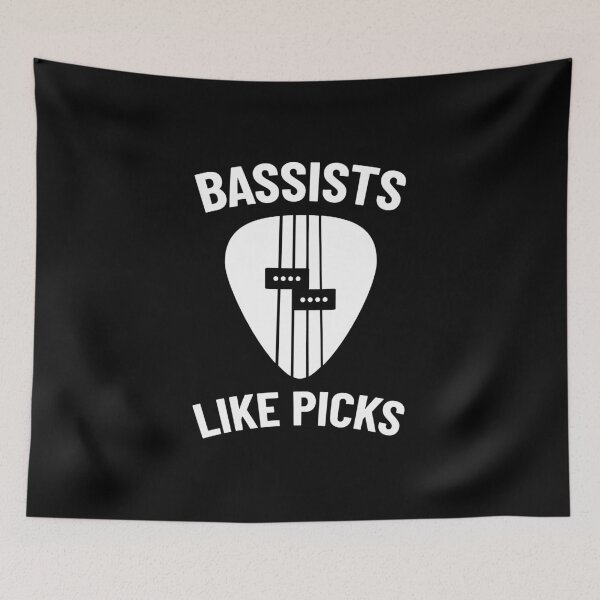 Item preview, Bassists Like Picks Guitar Pick designed and sold by nightsworthy.
