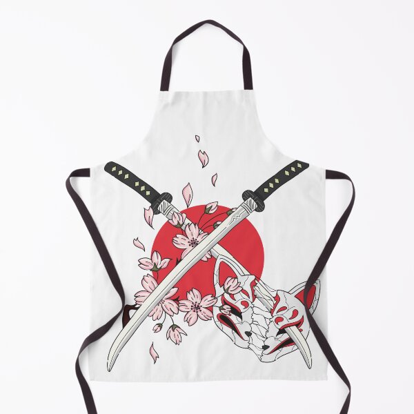 Item preview, Hand drawn Illustration Sword Japanese Style Mask designed and sold by Peekonet.