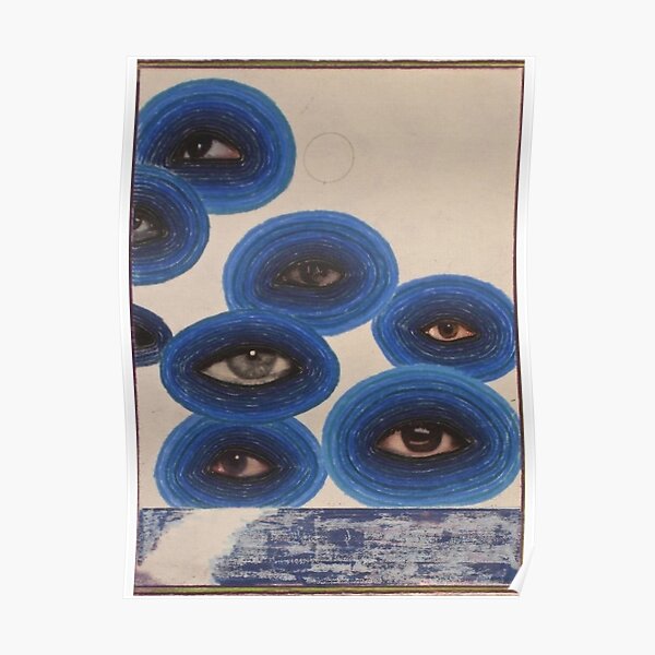 indie eye vintage panting design Poster