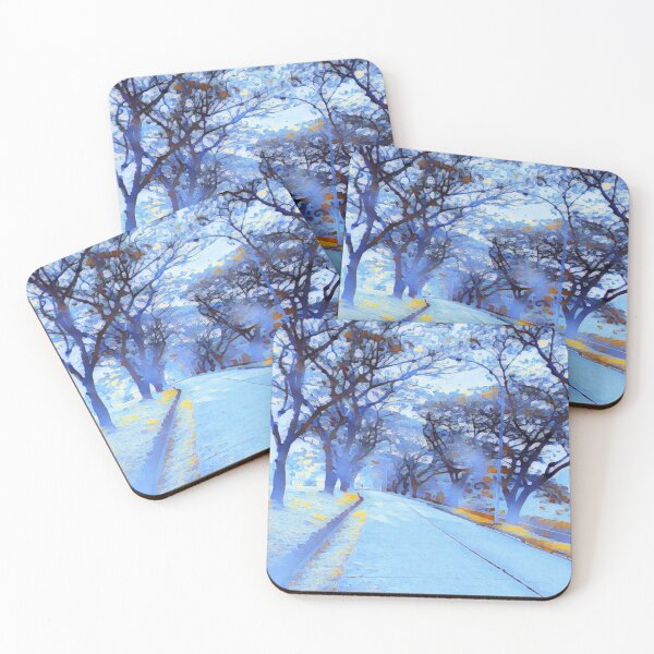 Item preview, Road ln winter with trees designed and sold by KamalRavHp7.