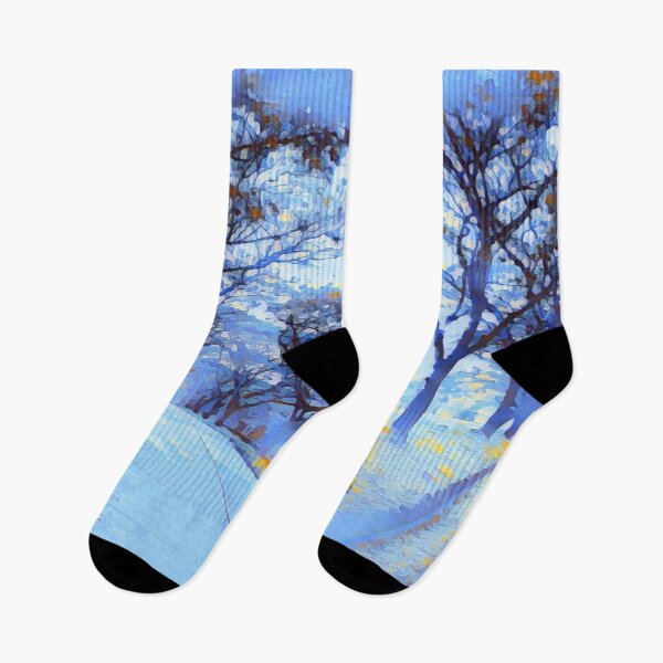 Item preview, Road ln winter with trees designed and sold by KamalRavHp7.