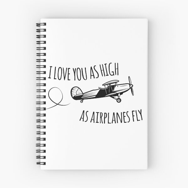 Item preview, I love you as high as airplanes fly designed and sold by avionbubble.