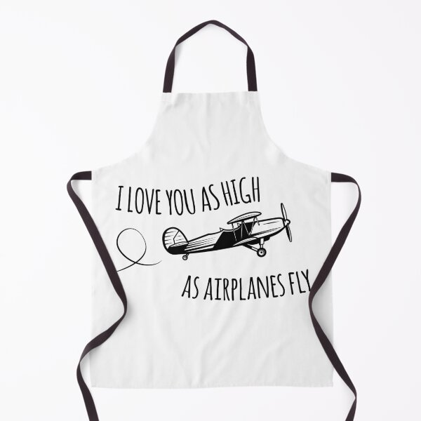Item preview, I love you as high as airplanes fly designed and sold by avionbubble.