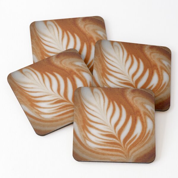 Item preview, Coffee Art Leaf designed and sold by NerdyByDesign.