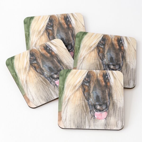 Item preview, Afghan hound watercolor drawing designed and sold by TinaPolyak.