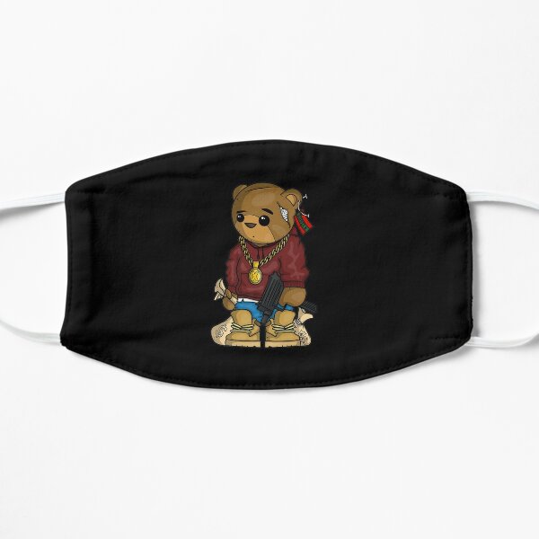 Gangster Teddy Bear King Money Bag Rich Savage Hip Hop Rap Rapper Cartoon  T-Shirt