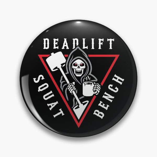 Item preview, Squat Bench Deadlift Grim Reaper designed and sold by brogressproject.