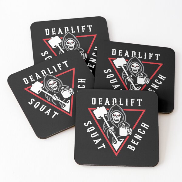 Item preview, Squat Bench Deadlift Grim Reaper designed and sold by Brogress Project.