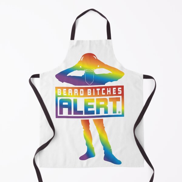Item preview, Beard BITCHES ALERT RAINBOW designed and sold by netrok.