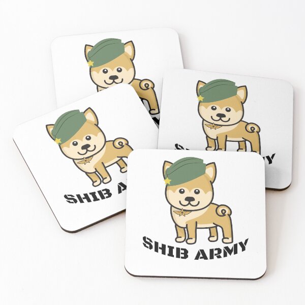 Item preview, SHIB ARMY Crypto shirt designed and sold by 7ShirtShop.