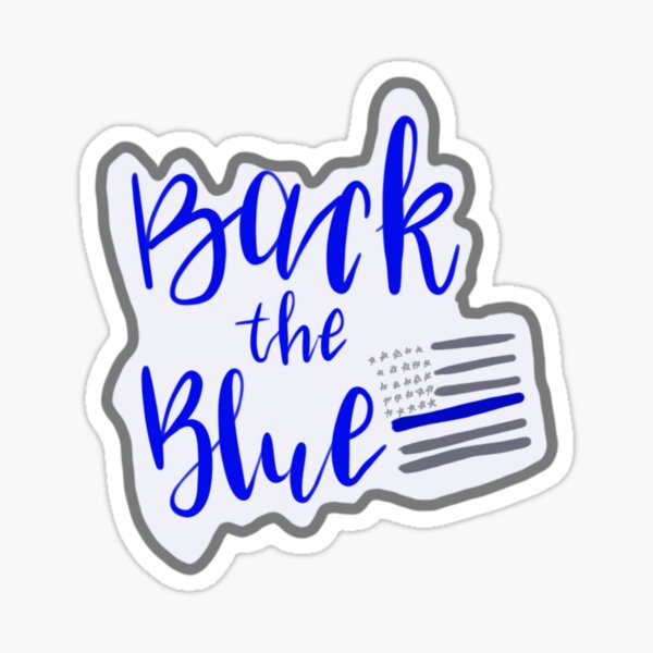 Back the Blue  Sticker
