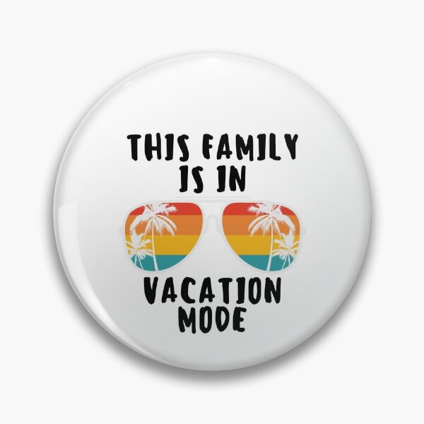 Item preview, This Family is in Vacation Mode Family Vacation, Summer Vacation Beach Palm Trees Sunglasses  #blacktext designed and sold by Happy-PrintZ.