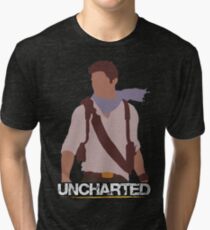 Uncharted - Minimalist Art Tri-blend T-Shirt