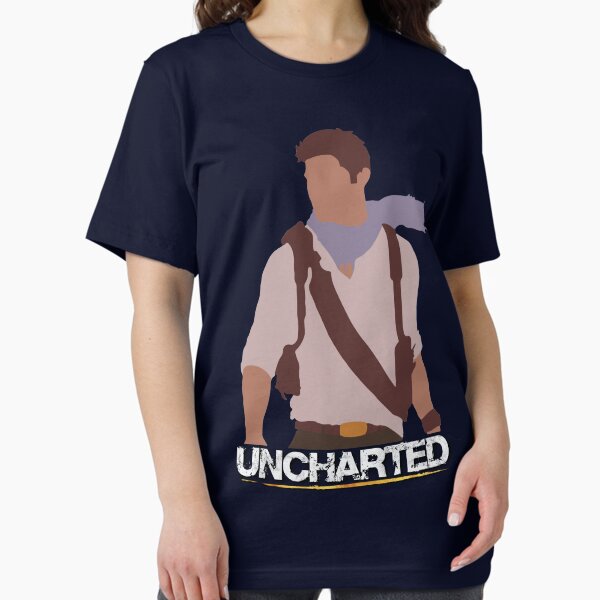 Vista previa del artículo con la obra «Uncharted - Arte minimalista», diseñado y vendido por GamersInk.