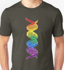 Rainbow Double Helix Unisex T-Shirt