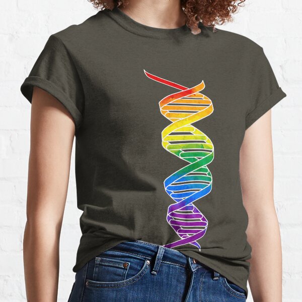 Rainbow Double Helix Classic T-Shirt