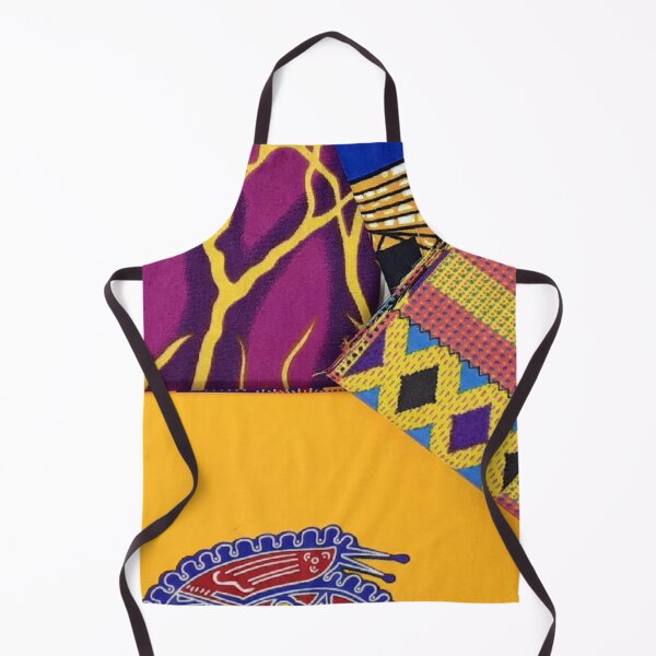 Item preview, African Fabric Patchwork Collage Art Patterns [#234] designed and sold by AfriStyleUK.