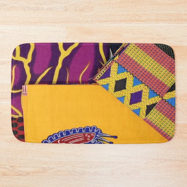 Item preview, African Fabric Patchwork Collage Art Patterns [#234] designed and sold by AfriStyleUK.