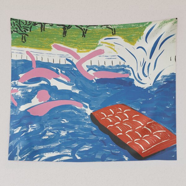 Item preview, Afternoon Swimming david designed and sold by janniebergnaum.