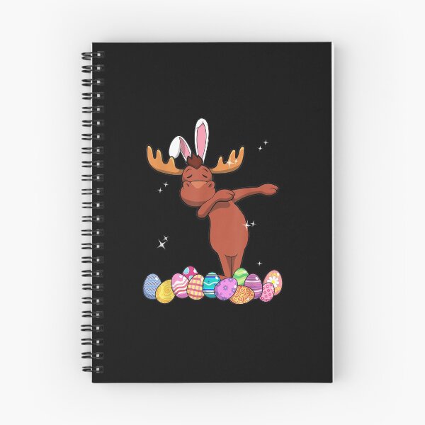 Item preview, Dabbing Moose Bunny Ears Easter Egg Funny Easter T designed and sold by christinewats.