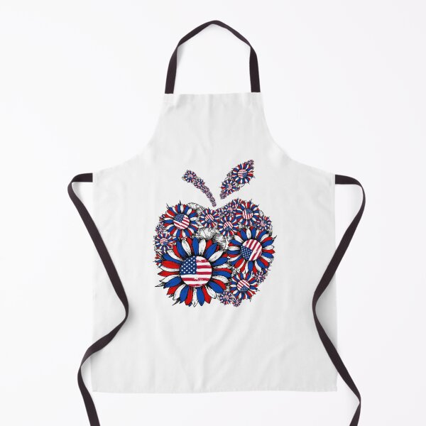 Item preview, Teacher Sunflower USA Flag TN designed and sold by SpecialGift79.