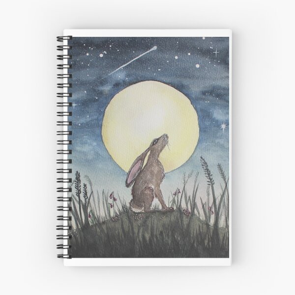 Item preview, Moon Gazing Hare - Pete's Comet. designed and sold by MrsWolfe2U.