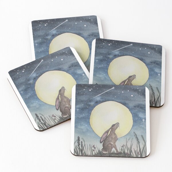 Item preview, Moon Gazing Hare - Pete's Comet. designed and sold by MrsWolfe2U.
