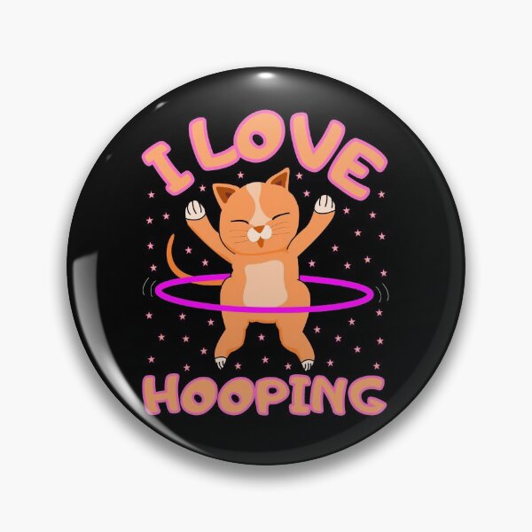 Item preview, I love hooping - cat designed and sold by Luna Garcia.