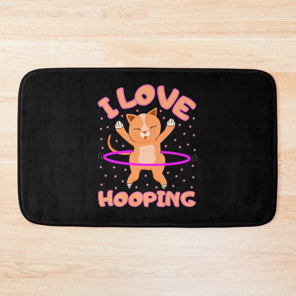 Item preview, I love hooping - cat designed and sold by Luna Garcia.