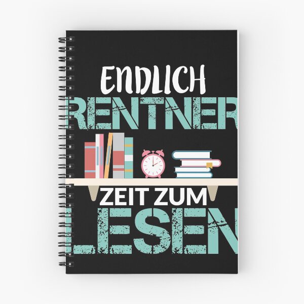 Item preview, ENDLICH RENTNER ZEIT ZUM LESEN designed and sold by Spirit-Designs.