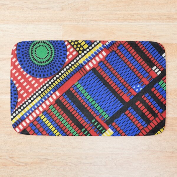 Item preview, African Fabric Patchwork Collage Art Patterns [#236] designed and sold by AfriStyleUK.