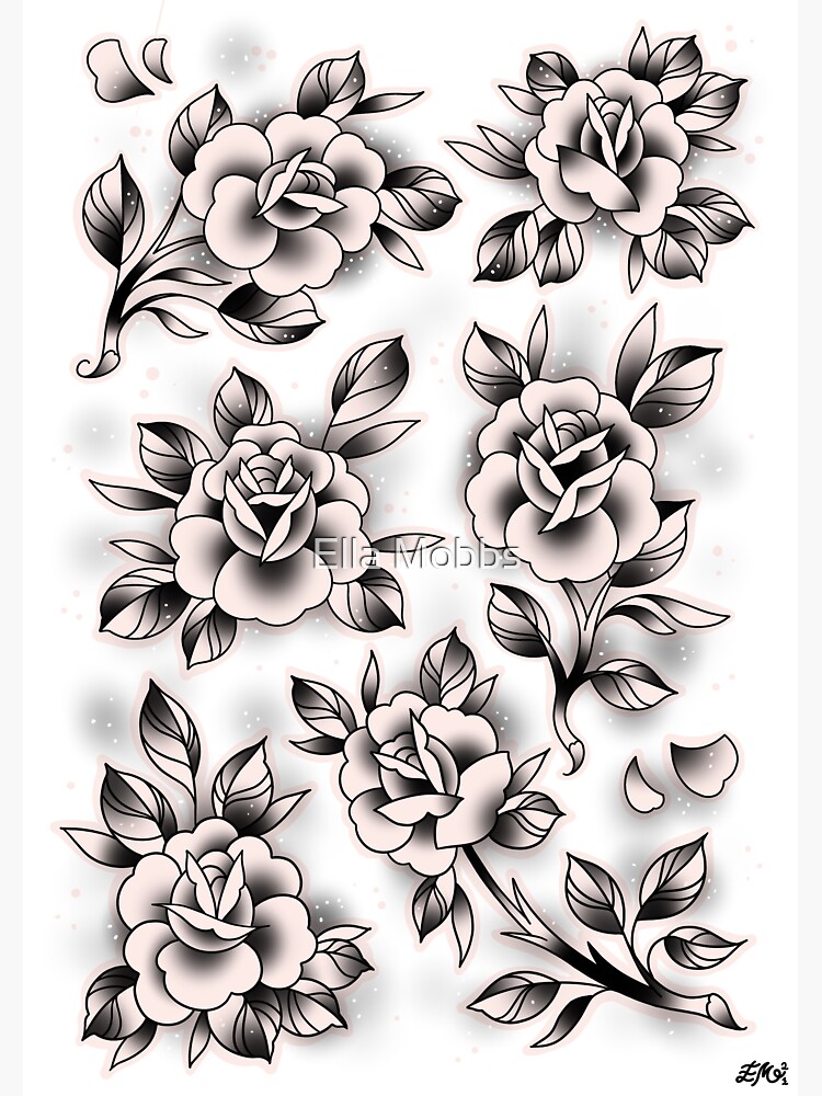 flash tattoo flowers - Google Search | Traditional tattoo art, Traditional tattoo  flowers, Traditional tattoo