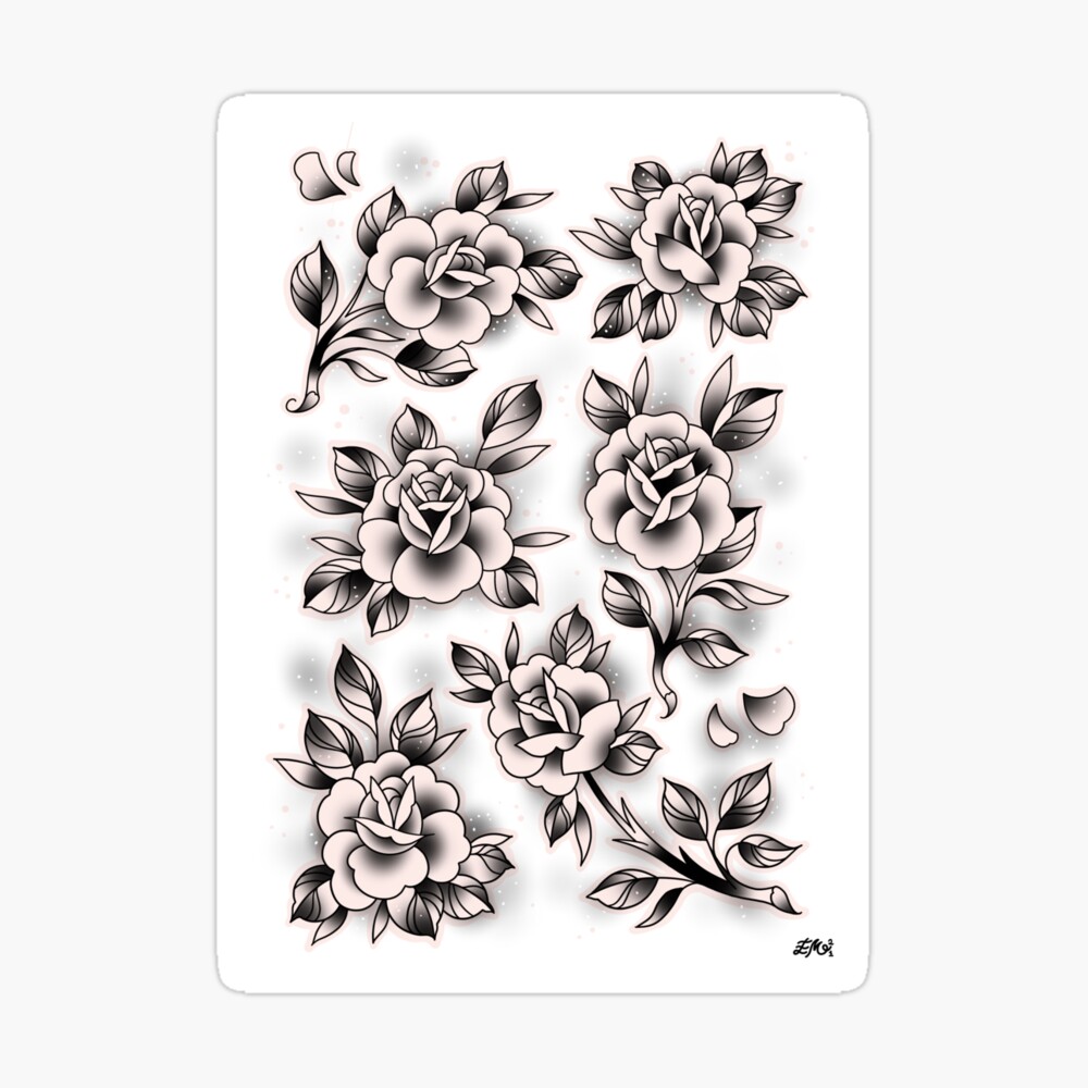 Traditional Mandala Tattoo Flower Flash Print A3  Etsy  Disegni di  tatuaggio di fiore Tatuaggio tradizionale americano Tatuaggi sul gomito