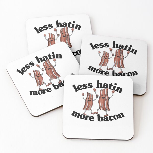 Item preview, Less Hatin´ More Bacon Funny Breakfast Lover Gift Vintage designed and sold by Stronzi.