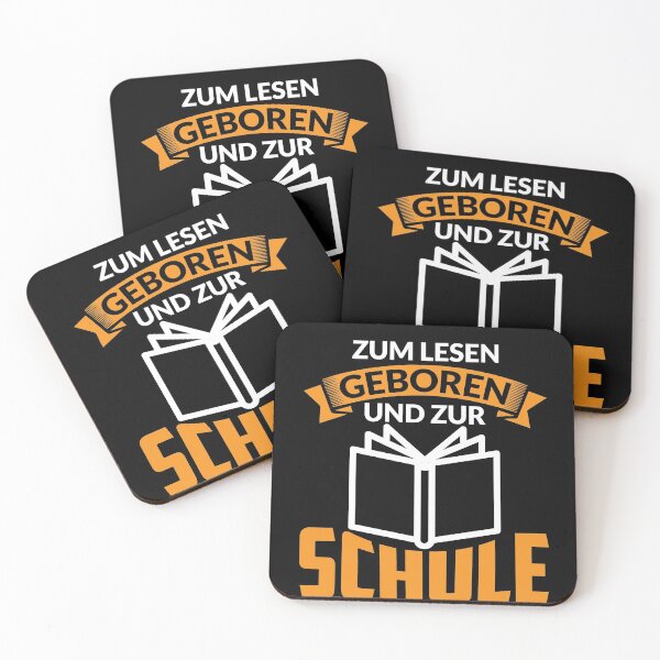 Item preview, ZUM LESEN GEBOREN UND ZUR SCHULE GEZWUNGEN designed and sold by Spirit-Designs.